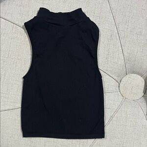Zara XSmall-Small Black Sleeveless Tank Top